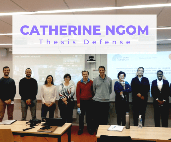 Catherine Ngom defended her thesis on advanced semiconductor components.