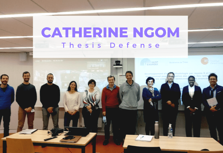 Catherine Ngom defended her thesis on advanced semiconductor components.