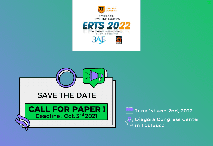 ERTS 2022 Congress- Call for Paper!