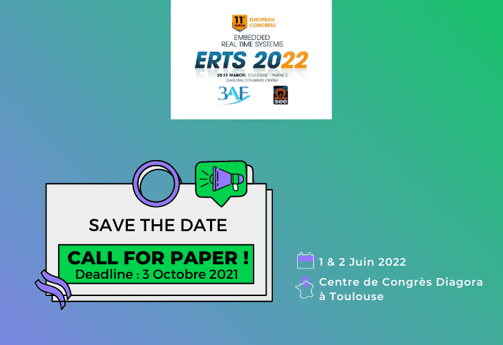Congrès ERTS 2022 – Call for Paper !