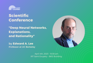 Scientific conference : Deep Neural Networks Edward Lee News IRT Saint Exupéry